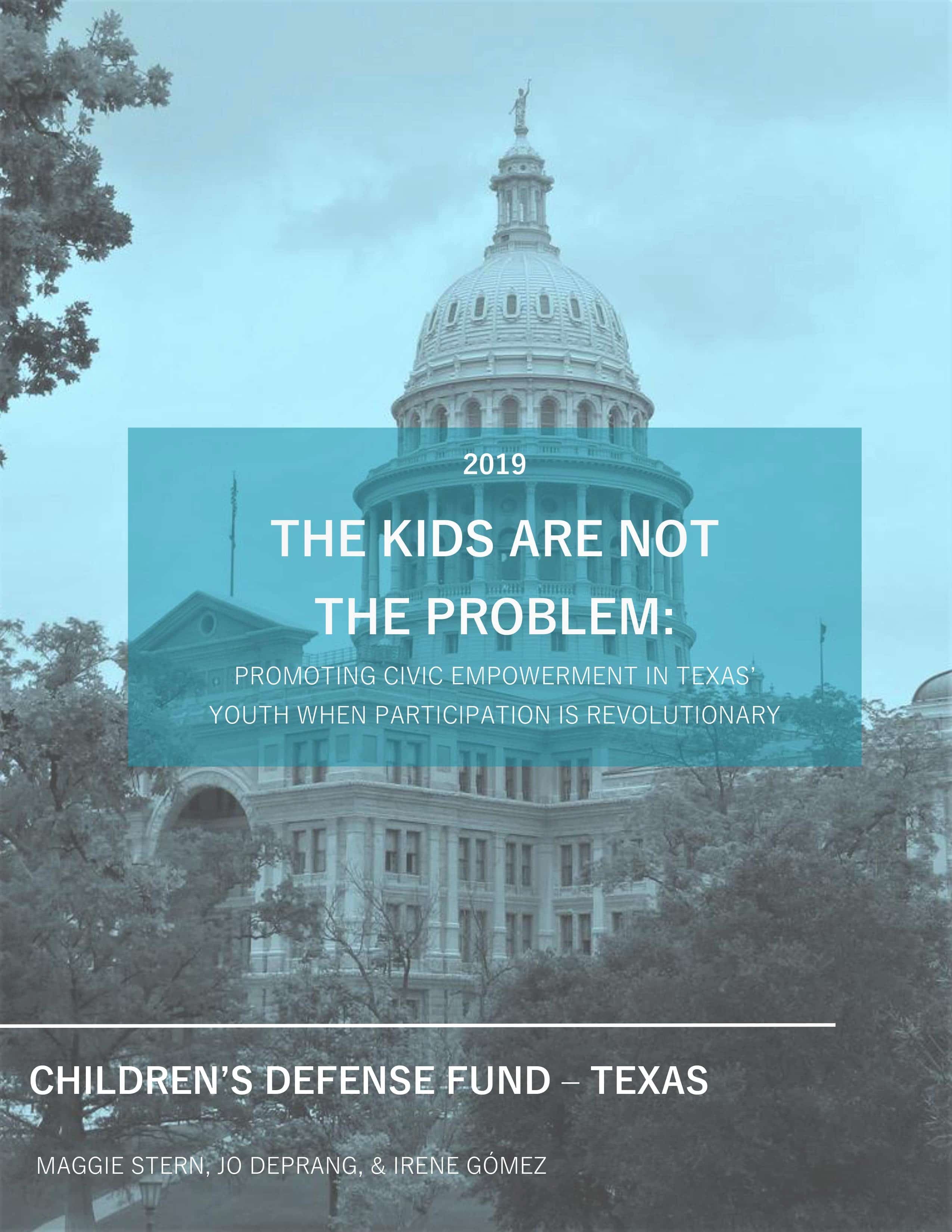 The Kids Are Not the Problem Report Cover