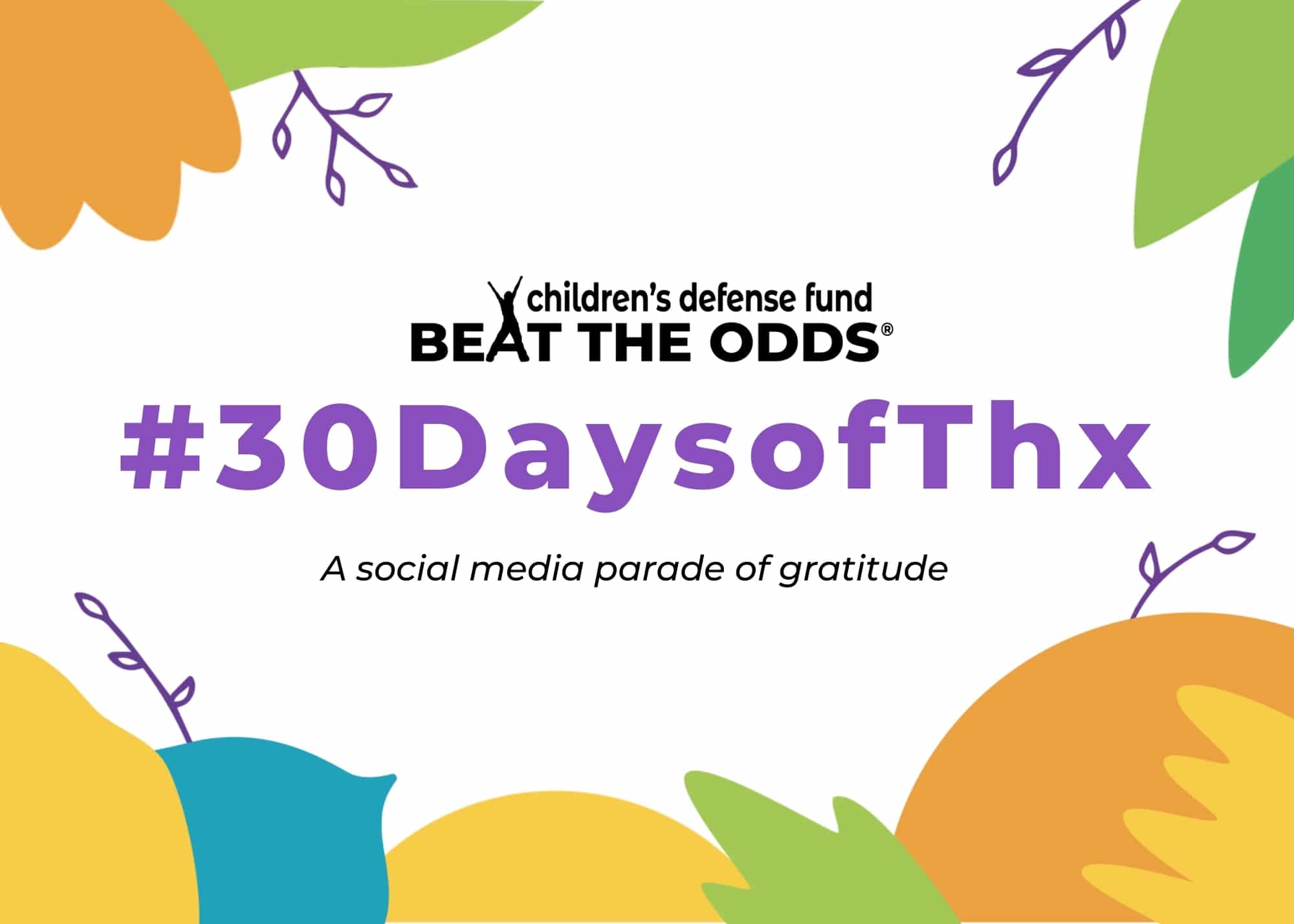 30 Days of Thanks Graphic